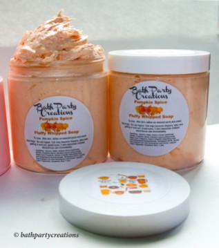 Pumpkin Spice Fluffy Whipped Soap